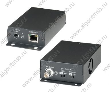 Комплект на 1 канал передачи Ethernet (+PoE) по коаксиальному кабелю SC&T IP02P