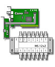 Система CVS12x2 с внешним матричным коммутатором на 12 каналов