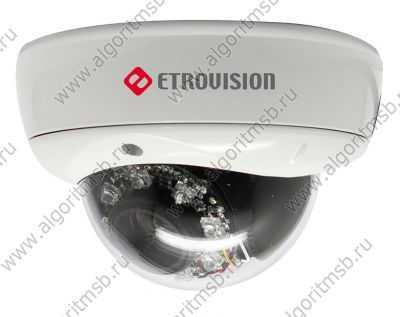 Купольная уличная IP-видеокамера Etrovision EV8580A-B (1.3 Mп) c ИК-подсветкой