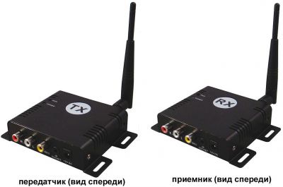 Цифровой комплект Wivat WT2.4/4 + WR2.4/4 для передачи видео, аудио, ИК-управления (2.4 ГГц)