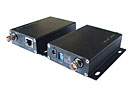 Комплект на 1 канал передачи Ethernet и Composite Video по коаксиальному кабелю TA-IPC+RA-IPC