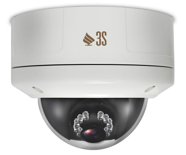Купольная уличная IP-видеокамера 3S Vision N3031 (3 Мп) с ИК-подсветкой