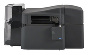 Принтер для карт Fargo DTC4500e DS (55100) – Вид сзади с Wifi модулем Fargo 47729 (в комплект не входит)