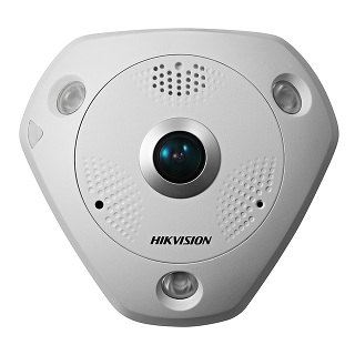 Купольная уличная IP-видеокамера Hikvision DS-2CD6362F-IS (6 Мп) с ИК-подсветкой и панорамным обзором