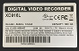 Гибридный видеорегистратор 16 каналов Hitron XD916L (XD416) – Наклейка на регистраторе с названием модели