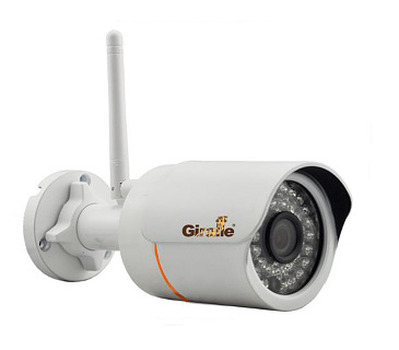 Уличная IP-видеокамера Giraffe GF-IPIR4453MPWF1.0 (1 Мп) с ИК-подсветкой и Wi-Fi